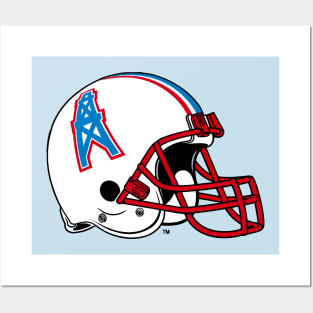 Defunct Teams Vintage Houston Oilers Satire Mark Posters and Art